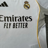 2025/26 RM Home White Player Version Kids Jersey 球员版童装