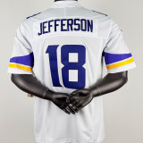 JEFFERSON #18 Men's Minnesota Vikings NFL Jersey 维京人