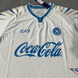 2025/26 Napoli White Training Soccer Jersey