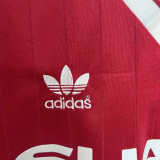 1983 M Utd Home Red Retro Soccer Jersey