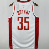 Rockets DURANT #35 White NBA Jerseys