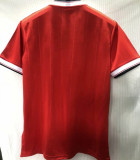 1984 M Utd Home Red Retro Soccer Jersey