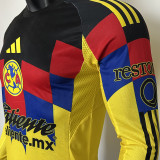2025/26 Club America Home Player Version Long Sleeve Soccer Jersey 长袖