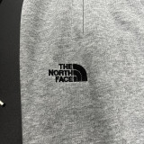 2025 TNF Grey Pure Cotton Sports Trousers Zipper style