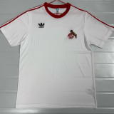 1976/1977 1. FC Köln Home White Retro Soccer Jersey