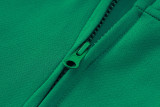 2024/25 Celtics Green Hoody Zipper Jacket Tracksuit
