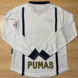 1999/2000 Pumas UNAM Home Retro Long Sleeve Soccer Jersey