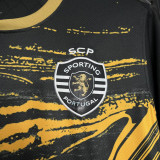 2024/25 Sporting CP Lisbon Third Black Fans Jersey里斯本