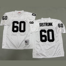 SISTRUNK #60 Men's Las Vegas Raiders Retro NFL Jersey 突袭者