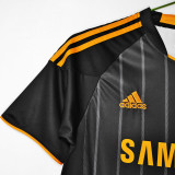 DROGBA #11 CFC Third Black Retro Soccer Jersey 2010/2011  (UCL Font 欧冠字体) ★★