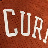 2009/10 Warriors CURRY #30 Orange Retro NBA Jerseys 热压