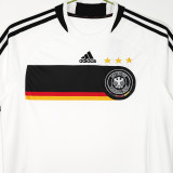 2008 Germany Home White Retro Soccer Jersey