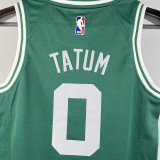 Celtics TATUM #0 Green Kids NBA Jersey 热压
