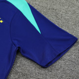 2025  Brazil Sapphire Blue Training Jersey(A Set)