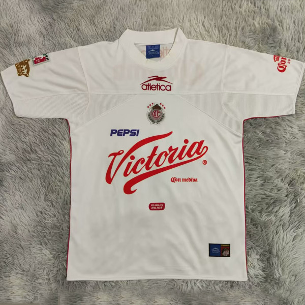 2000/01 Deportivo Toluca Away White Retro Soccer Jersey 托卢卡