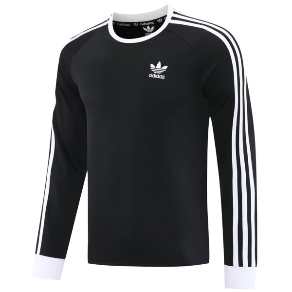 2025 AD~Black Long Sleeve Soccer Training Jersey
