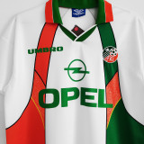 1994/96 Ireland Away White Retro Soccer Jersey