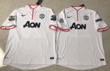 2013/14 M Utd Away Black Retro Soccer Jersey
