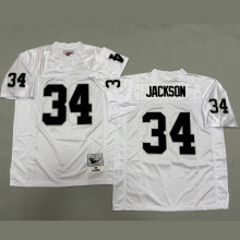 JACKSON #34 Men's Las Vegas Raiders Retro NFL Jersey 突袭者