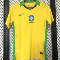 2025/26 Brazil Home Yellow Fans Jersey