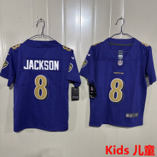 JACKSON #8 Baltimore Ravens Kids NFL Jersey 乌鸦