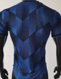 2021/22 M Utd Third Blue Player Version Soccer Jersey
