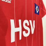 1983/84 Hamburger Away Red Retro Jersey