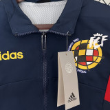 1996 Spain Sapphire Blue Retro Windbreaker