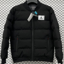 2026/27 Jordan Flight Black Baseball Cotton Windbreaker Jacket BQ7705 白标