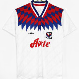 1995/96 Lyon Home White Retro Soccer Jersey