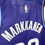 2026 Jazz MARKKANENE #00 Purple NBA Jerseys