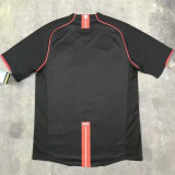 RONALDO #7 2007-08 M Utd Away Black Retro Jersey 欧冠字体右袖欧冠球 ★★
