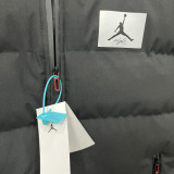 2026/27 Jordan Flight Black Baseball Cotton Windbreaker Jacket BQ7705 白标