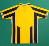 1998-1999 Lazio Third Yellow Retro Soccer Jersey