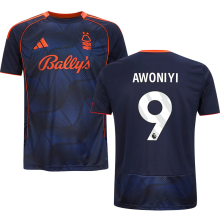 AWONIYI #9 Nottingham Forest Third Fans Jersey 2025/26 (League Font 联赛字体 ) ★★