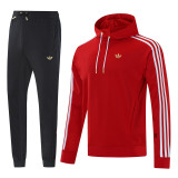 2025 AD~ Red Hoody Zipper Jacket