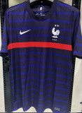 2020/21 France Home Blue Fans Soccer Jersey