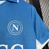 CAMPIONI D'ITALIA #4 Napoli Home Fans Soccer Jersey 2024/25 ★★