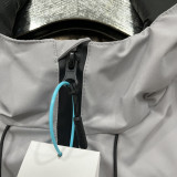 2025 PSG Jordan Cotton Thickened Warm Grey Outdoor Jacket #A805加棉冲锋衣