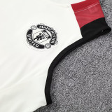 2025 M Utd White Vest Training Jersey(A Set)