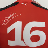 2023 Ferrari F1 Charles Leclerc #16 Red Team T-Shirt 圆领