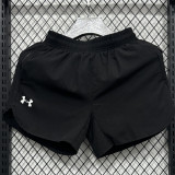 2025/26 UA Black Casual Double Layer Short Pants  D2501双层短裤