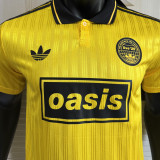 2025/26 AD x oasis #25 Yellow Retro Style Player Version Soccer Jersey (Have No.25 带号码）