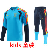 2026/27 Spain Blue Kids Sweater Tracksuit
