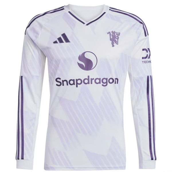 2025/26 M Utd Away Fans Long Sleeve Soccer Jersey