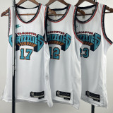 2025 Grizzlies ROSE #23 White Retro NBA Jerseys Hot Pressed