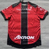 2025/26 Atlas Home Red Black Fans Soccer Jersey 阿特拉斯