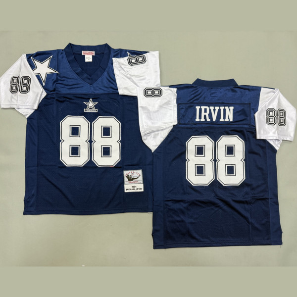 IRVIN #88 Men's Dallas Cowboys Retro NFL Jersey 牛仔