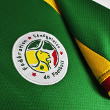 2002 Senegal Home Green Retro Soccer Jersey