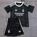 2025/26 RM Goalkeeper Black Kids Soccer Jersey